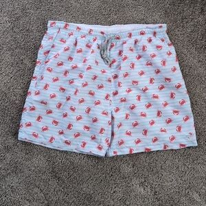 Men's NWOT Southern Lure Crab Red White Blue USA Tide Trunks Sz. XL